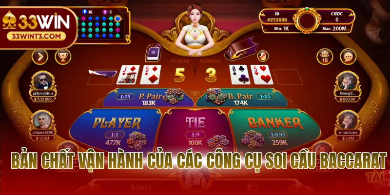 Bản chất vận hành của các công cụ soi cầu Baccarat